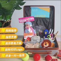 Childrens baby development quotient assessment box Early education tools Puzzle creativity 0 to 6 years old early education childrens tools Textbook table