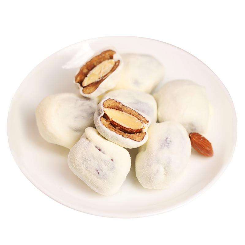 焙家网红奶枣巴旦木夹心3盒装(热品库)