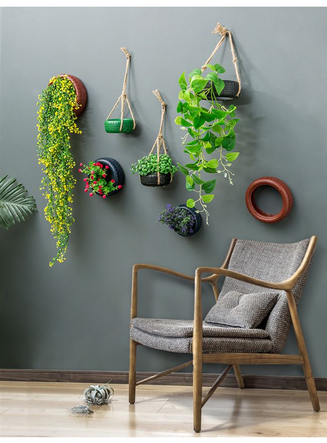 复古壁饰墙饰背景墙水泥轮胎墙面壁挂工业风做旧组合店装饰品_不打折