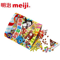 Meiji Chocolate mini Moe Qiao 150g chocolate bean triangle bag mixed banana chocolate doll wholesale