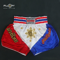 FLUORY fire base 2019 new muay thai shorts mens and womens childrens fight fighting shorts sanda boxing suit adult