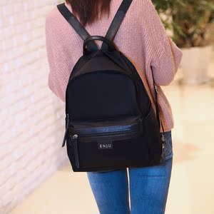 双肩背包女潮2018新款韩版百搭书包女原宿ulzzang高中学生男女包