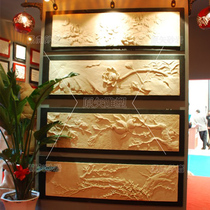 Imitation sandstone relief sandstone background wall Villa exterior wall decoration mural Culture wall Sand sculpture art brick Wufu