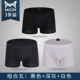 Cat nam cotton đồ lót nam mùa hè mỏng thoáng khí cotton boxer quần quần kích thước lớn gợi cảm nam boxer - Giữa eo