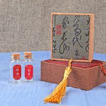 Tire Hair Souvenir Collection Box Diy Homemade Tire Navel With Milk Tooth Preservation Bottle Permanent Newborns Full Moon Heart