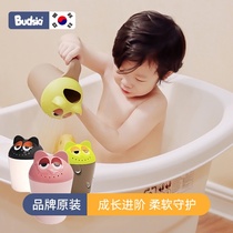 budsia original brand baby shampoo cup Childrens shower shampoo cup Baby bath spoon water spoon play water water scoop
