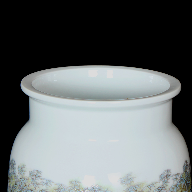 Hc - 093 jingdezhen ceramics, vases, flower arranging bamboo seven sages in classical Chinese ancient frame sitting room adornment is placed