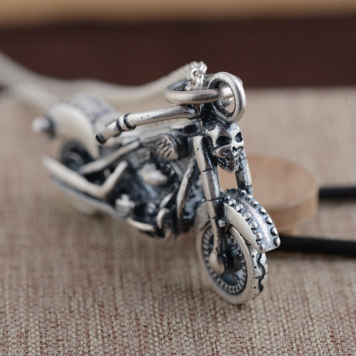 哈雷摩托车吊坠挂坠 仿古工艺哈雷摩托 个性时尚超酷_珠宝/配饰_st7