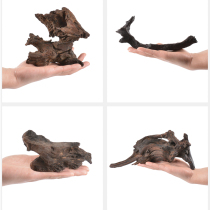 Large fish tank sunken wood decoration original natural flowing wood tree roots small grass tank landscape purple pomelo Wood rhododendron root branches