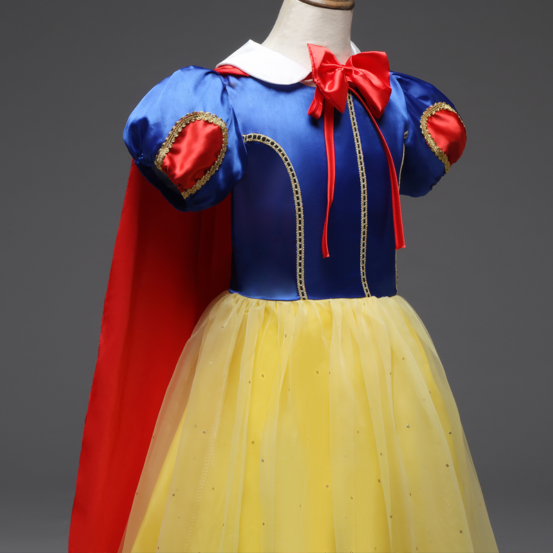 白雪公主裙子连衣裙白雪公主裙蓬蓬纱女童儿童爱沙衣服童