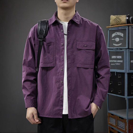 Spring new design pocket long-sleeved shirt men's American outdoor work shirt loose large size casual jacket
Spring new design pocket long-sleeved shirt men's American outdoor work shirt loose large size casual jacket