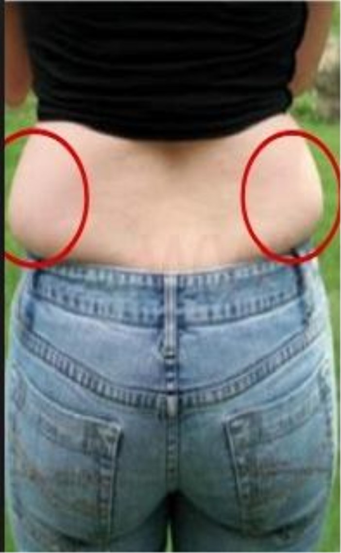 很多人的腹部和腰部都会出现难看的赘肉,简直就是身材杀手啊~ 低头