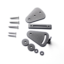 American barn door lock barn door sliding door bathroom door lock station Chronicle interface to realize peach egg