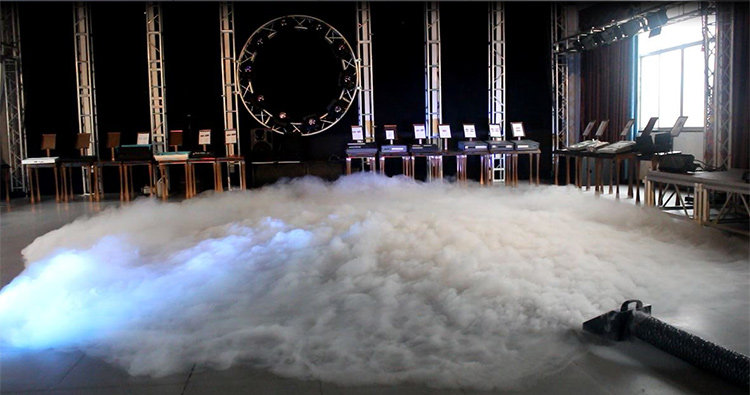 骁龙3000w水雾机烟雾干冰机婚庆舞台特效腾云驾雾耗材低