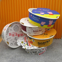 Snack platter packing box disposable take-out hamburger pet piggy Page eat snack platter box