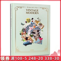 Vintage Modern retro is popular poster Brand Modern style element graphic design book