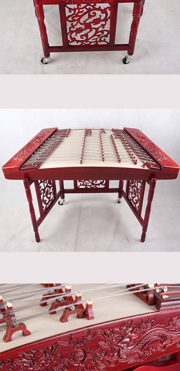 非洲紫檀木雕龙402扬琴乐器初学入门杨琴专业演奏海昕乐器