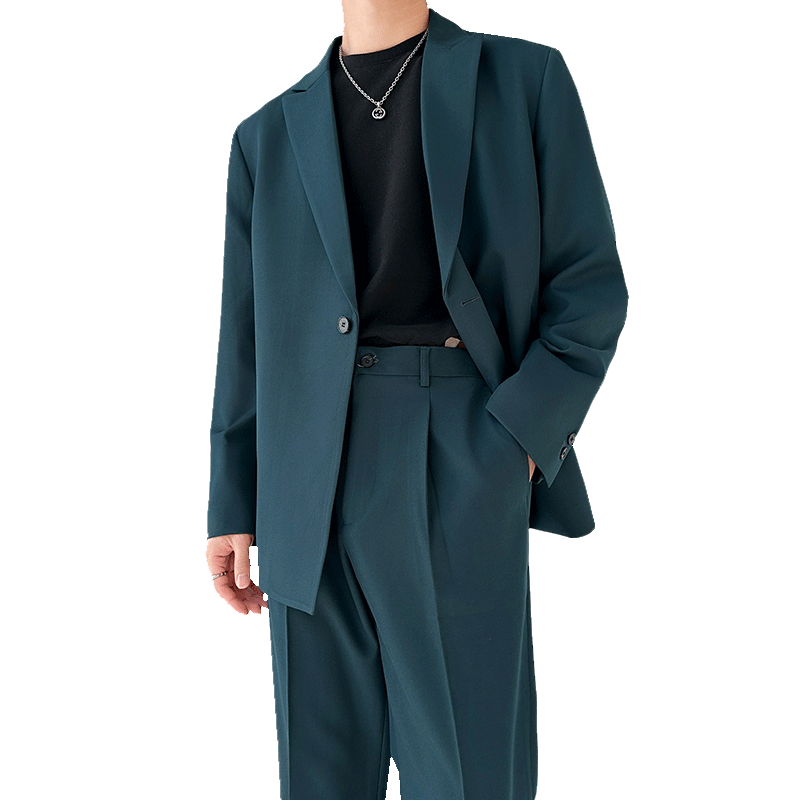 Men's suits 2025 spring and summer thin casual style loose loose jacket trendy handsome drool suit set
Men's suits 2025 spring and summer thin casual style loose loose jacket trendy handsome drool suit set