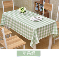 Red white green and white plaid tablecloth hotel Western restaurant student table coffee table hipster dessert table cloth net red tablecloth