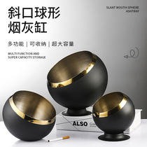 Bar Ktv Stainless Steel Ashtrays Internet Café Clear Bar Windproof Multifunction Creative Ash Ash Flushing customizable