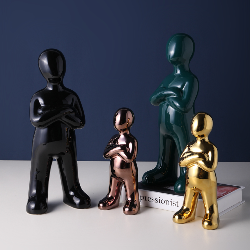 Northern wind art ceramic figures stand furnishing articles creative abstraction example room to show the desktop decoration decoration