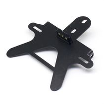 Running Da Gingira BD300 Retrofitted Short Tail Rear Fender License Plate Frame Rear Plate Rack LED Lights
