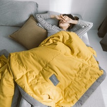 100% cotton Cotton washed cotton Summer cool quilt Sleeping room air conditioning quilt Double bed Thin quilt Single quilt core machine washable quilt