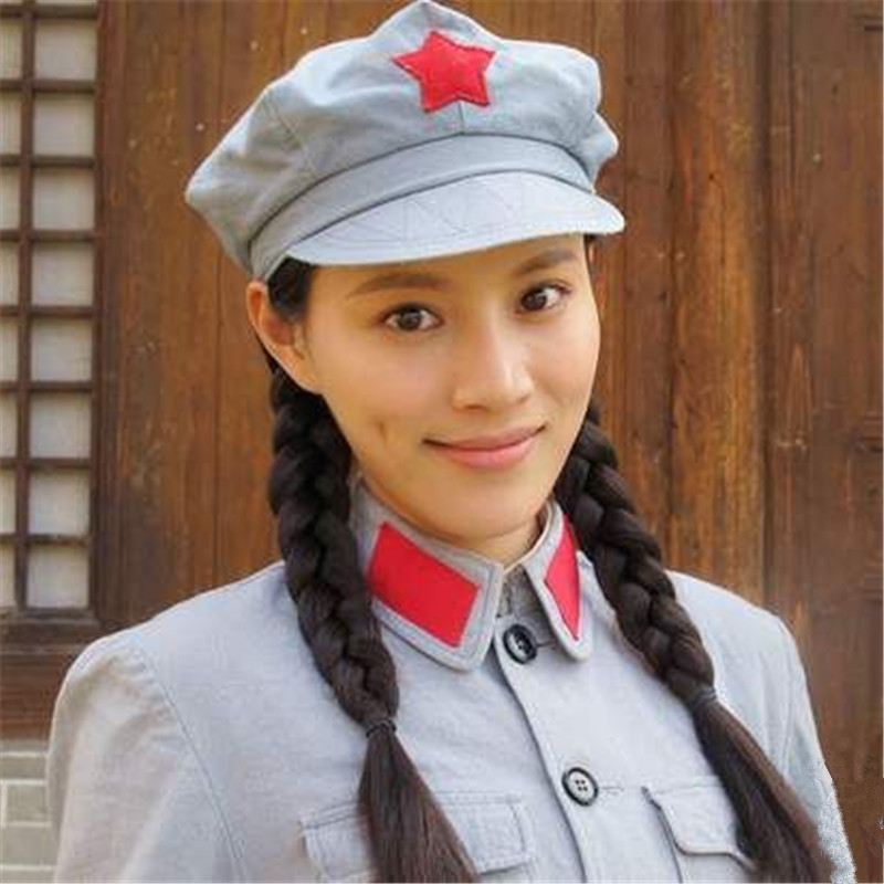 成人棉麻红军演出服新四军八路军抗战服装男女儿童小红军装影视装