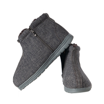 Brahlin winter Monk shoes monk boots plus velvet thick cotton boots cotton shoes non-slip wear-resistant monk boots snow boots Temple