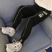 Girls spring casual pants 2021 New Korean Fashion Net Red childrens sports pants thin childrens pants tide