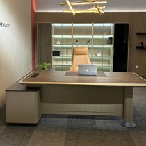 Boss desk single leader manager desk and chair combination simple modern executive desk supervisor desk office furniture