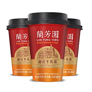 兰芳园经典港式牛乳茶280ml*6杯[5元优惠券]-寻折猪