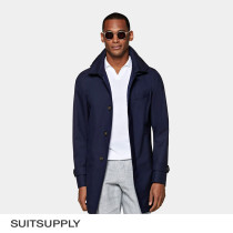 SUITSUPPLY-Rivington Tibetan Wool Blend Men's Windproof Waterproof Coat Jacket