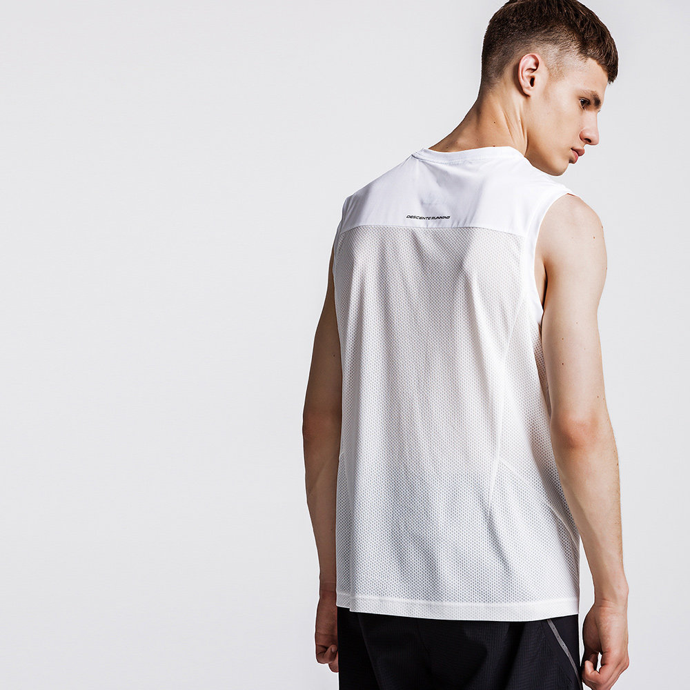 descente迪桑特运动背心 男子吸湿速干跑步运动背心d8231rst40