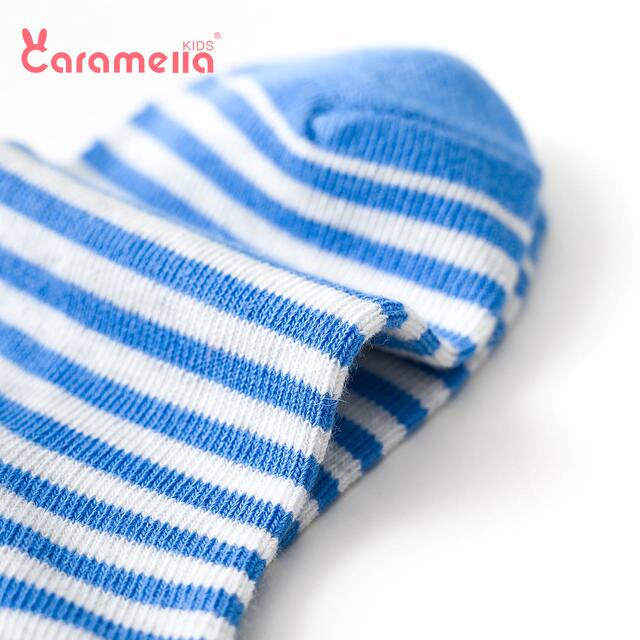 ຖົງຕີນເດັກນ້ອຍ caramella ພາກຮຽນ spring ແລະດູໃບໄມ້ລົ່ນເດັກຊາຍແລະເດັກຍິງບໍລິສຸດຝ້າຍກາງ calf socks floor socks newborn baby socks summer