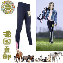 German direct mail childrens horseback riding breeches semi-adhesive silicone high-elastic breathable and comfortable quick-drying sweat-friendly skin-tasteless Cotton