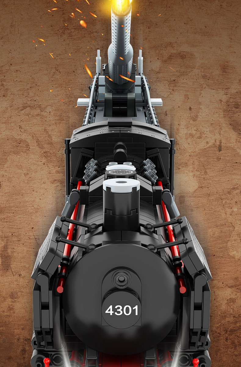 中国产k5列车炮积木8男孩子拼装火车轨道儿童益智玩具生日礼物6岁