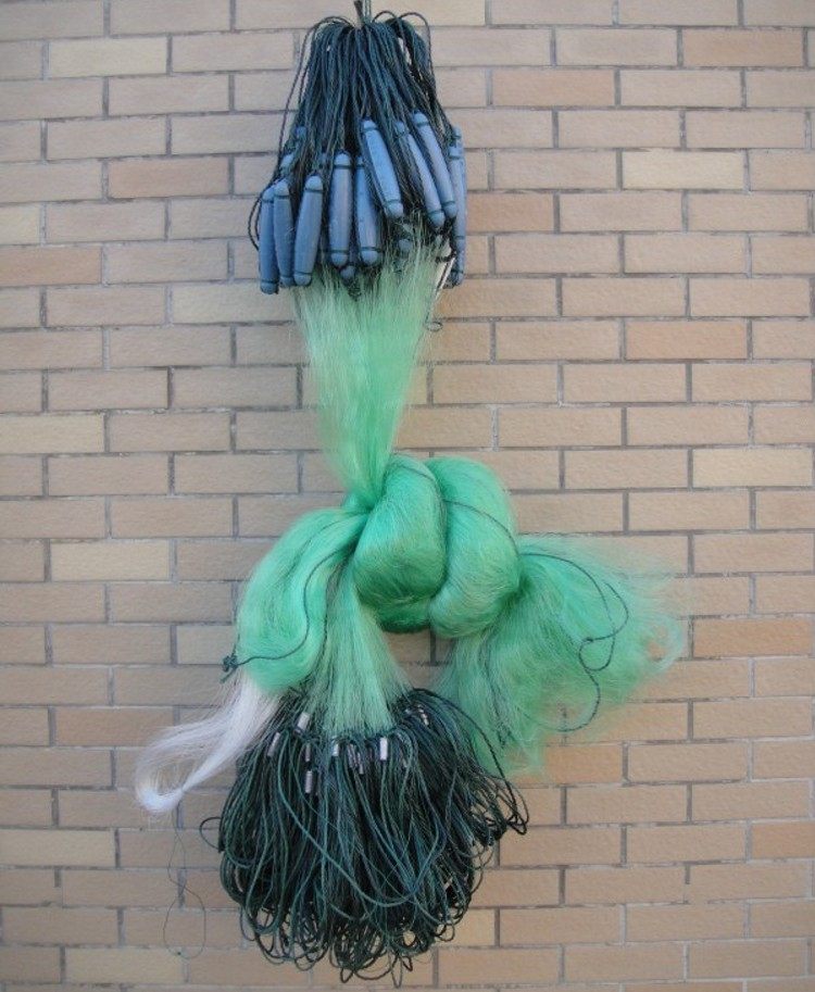 粘网丝网鱼网三层网粘鱼网三层鱼网三层粘网挂网加重水库网沉网