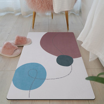 YKMORE absorbent foot Mat toilet door mat bathroom bathroom entrance mat non-slip doormat carpet dirt resistant