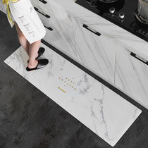 ykmore kitchen floor mat non-slip oil-proof household door mat door mat erasable disposable waterproof pvc carpet