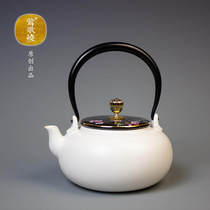 Yingge pottery kettle Kettle Ceramic tea set Beam kettle Electric pottery stove cooking teapot Ceramic kettle cooking kettle