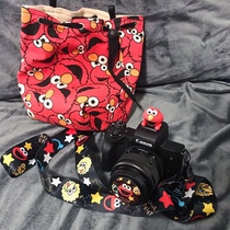 Reinforced hanging ring Sesame Street cute camera bag storage bag corset bag bag corset M50M6M100A6000 bag