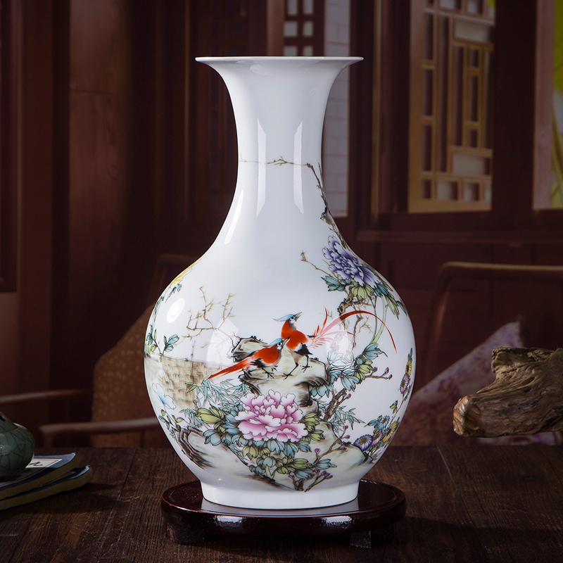 Jingdezhen ceramics floret bottle household act the role ofing is tasted furnishing articles furnishing articles flower arranging dried flowers sitting room adornment process appreciate each bottle