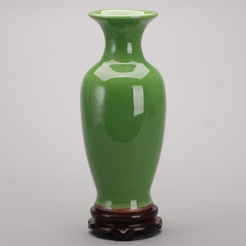 Archaize of jingdezhen ceramics up on crack green glaze borneol vase home sitting room adornment is placed