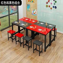 Writing table training class kindergarten writing table early education tutorial class girl school training table and chair multifunctional