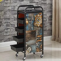 Beauty salon special barber shop ironing tool car hair salon hand bar car multi-function tool cabinet