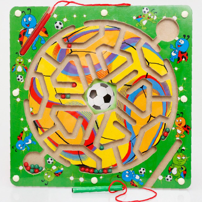 儿童益智玩具3567岁磁性运笔迷宫系列迷宫走珠积木亲子玩具