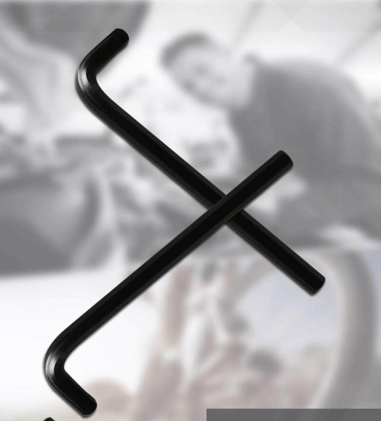 台湾进口swell五金工具12101黑色平头英制内六角扳手单支