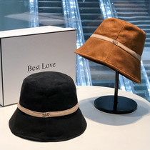Fishermans hat female Korean version of Joker Japanese belt decoration autumn and winter sunscreen anti-ultraviolet thin literary bucket hat