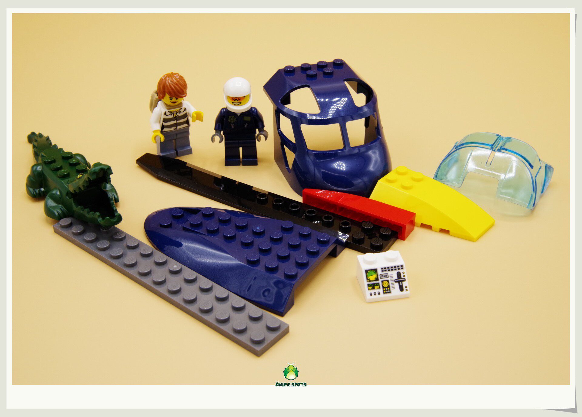 乐高正版城市系列lego city 60067沼泽警察直升机全新肉包原袋装